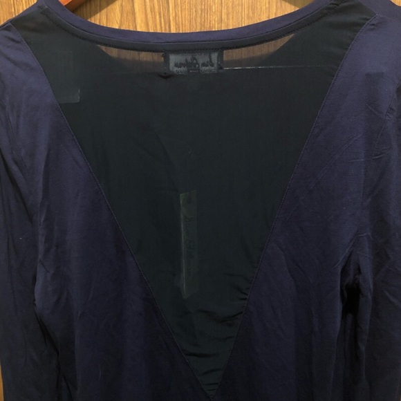 Sam Edelman V-Back Mesh Top - Picture 5 of 7